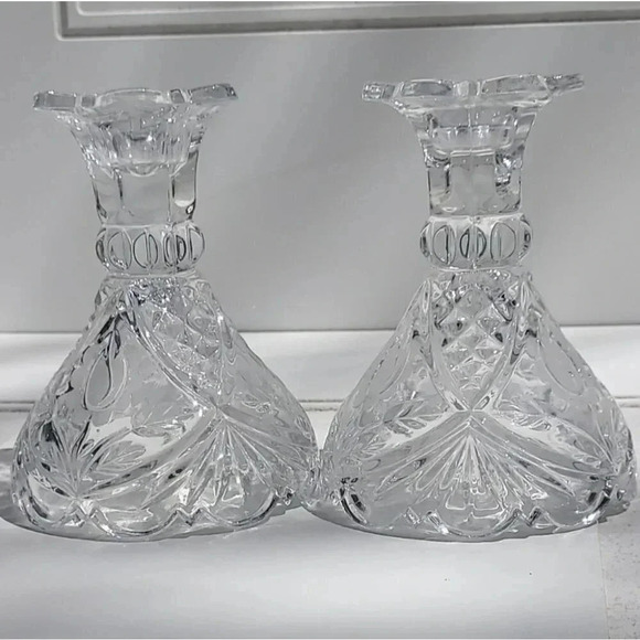 Candle Holders Other - Crystal Candle Holders